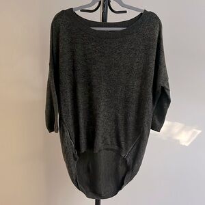 Express sweater, dark forest green, size S.